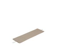 Coussin Linéaire pour Banc en Acier 110 cm Beige Chaud