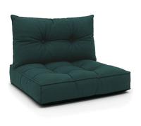 Coussin Lounge Mobilier Jardin Coussin de dossier 40x70 cm - Vert