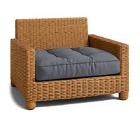 Coussin Lounge Mobilier Jardin Coussin de siege 60x60 cm - Graphite