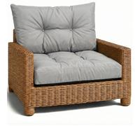 Coussin Lounge Mobilier Jardin Coussin de siege 70x70 cm - Gris Clair