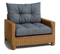 Coussin Lounge Mobilier Jardin Ensemble: siege 60x60 cm et dossier 40x60 cm - Jean lin écologique