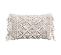 Coussin macramé rectangulaire 30x50cm