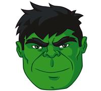 Coussin Marvel Hulk 3D Vert 40x40 cm