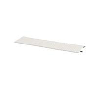 Coussin Matelassé HAY Palissade pour Chaise Longue Blanc Crème