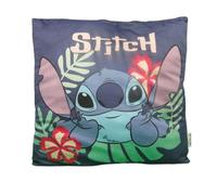 Coussin - MERCIER - Stitch - 40 x 40 cm - Violet - Polyester imprimé recto-verso