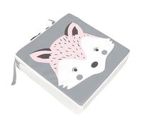 Coussin Mousse Filles Siège Garçon Coton en de Rehausseur Lin | Sangles Réglables, Assise Flexible et Fiable, pour Chaise de Salle à Manger ou Salle Obscure