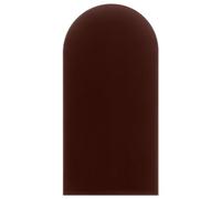 Coussin Mural Décoration Murale Lit Tour de tête Ovale Panneau Mural rembourré Revêtement Mural 3D Moderne Panneau de Luxe rembourré 30 x 100 cm Bordeaux