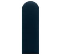 Coussin Mural Décoration Murale Lit Tour de tête Ovale Panneau Mural rembourré Revêtement Mural 3D Moderne Panneau de Luxe rembourré 20 x 100 cm Bleu Marine