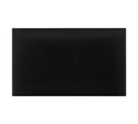 Coussin Mural Décoration Murale Lit Tour de tęte Panneau Mural rembourré Revętement Mural 3D Moderne Panneau de Luxe rembourré 60 x 40 cm Noir