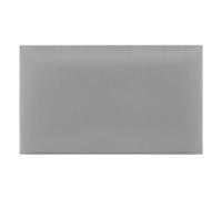 Coussin Mural Décoration Murale Lit Tour de tęte Panneau Mural rembourré Revętement Mural 3D Moderne Panneau de Luxe rembourré 40 x 30 cm Gris Clair