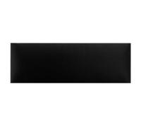 Coussin Mural Décoration Murale Lit Tour de tęte Panneau Mural rembourré Revętement Mural 3D Moderne Panneau de Luxe rembourré 80 x 20 cm Noir