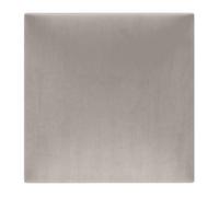 Coussin mural velours beige DECOON - 30 x 30