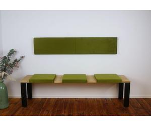 Coussin mural XXL, protection murale, support cervical, oreiller 150 cm x 30 cm