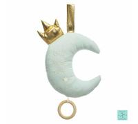 Coussin musical lune - 37x6,8x18 cm - Bleu