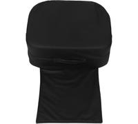 Coussin Noir Rehausseur de Chaise, 40x30x17 CM pour Garçon Fille | Cuir PU et Écume, Construction Détachable Poignée, Surface Résistante aux Taches, Salon de Coiffure