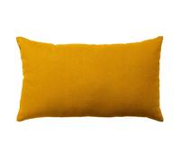 Coussin non déhoussable en coton uni - Moutarde - 30 x 50 cm