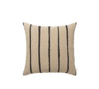 Coussin Oleo 50x50 Naturel/ Noir