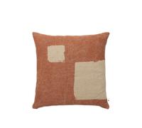 Coussin Oleo 50x50 Terracotta/Naturel