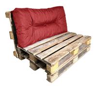 Coussin Palette - 120x60 cm - Bananair - Rouge Fabriqué en France