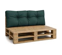 Coussin palette de jardin Coussin de dossier 120 x 40 cm - coussins exterieur et interieur gros oreiller Vert
