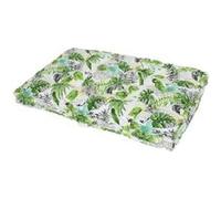 JardiDéco Coussin palette de jardin déco feuilles clair 120 x 80 x 8 cm