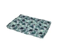 JARDIDECO Coussin de palette déco feuilles - Foncé 120x80x8 cm