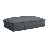Coussin Palette pour siège anthracite 60x40x8 cm en tissu Oxford