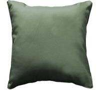 Coussin passepoil 60 x 60 cm polyester uni essentiel Kaki Vert G
