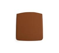 Coussin Pastis pour Chaise de Salle à Manger Scozia Cuir/Cognac