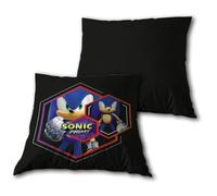 Coussin Peluche Sonic Enfant Décoratif 35x35 cm