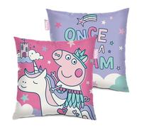 Coussin - Peppa Pig - 40x40 cm - Toucher super doux - 100% polyester