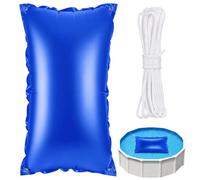 Coussin Piscine Hivernage, Flotteur Piscine Gonflable PVC | Ballon Piscine Hivernage avec Double Valve & Corde 15m,Coussin Gonflable Piscine pour Bâche Protection Hiver Pluie Neige Vent