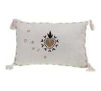 Amadeus Coussin décoratif rectangulaire - Blanc noir or