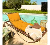 Coussin pour bain de soleil capitonné