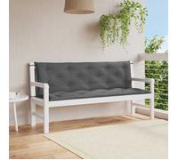 Vidaxl Coussin De Banc De Jardin Anthracite Tissu Oxford