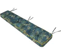 Coussin pour banc de jardin Etna 150×40 cm - épaisseur 8 cm, tissu Oxford, hydrofuge, avec bandes de fixation | Hobbygarden