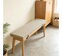 Coussin pour Banc Intérieur Doux Antidérapant 60x70cm Couleur Crème | Coussins De Jardin Mousse Haute Densité Avec Fond Antidérapant Pour Banc, Terrasse, Balcon Et Balancelle