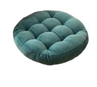 Coussin Pour Chaise de Jardin Grands oreillers ronds de siège sol, coussins gris touffetés en velours côtelé for Yoga plein air, Tatami, coussin chaise, sièges décontractés(Color 8,Round 55cm)