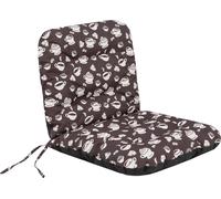 Coussin pour chaise de jardin "Natalia" 96×48 cm - 7 cm d'épaisseur, hydrofuge & résistant aux UV, facile d'entretien, avec bandes de fixation | HobbyGarden