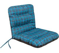 Coussin pour chaise de jardin "Natalia" 96×48 cm - 7 cm d'épaisseur, hydrofuge & résistant aux UV, facile d'entretien, avec bandes de fixation | HobbyGarden