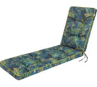 Coussin pour chaise longue "HUGO" - 201×55×8 cm, résistant aux intempéries et aux UV, pour chaise longue de jardin, lit de soleil et banc | Pillowprim