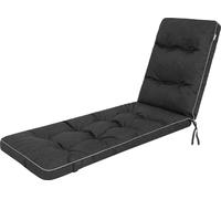Coussin pour chaise longue "HUGO" - 201×55×8 cm, résistant aux intempéries et aux UV, pour chaise longue de jardin, lit de soleil et banc | Pillowprim