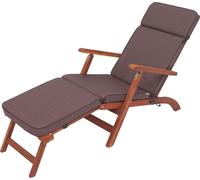 Coussin pour chaise longue "IRIS" - 180x47cm - résistant aux UV, avec fixation, pour chaise longue et chaise de plage | Pillowprim