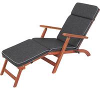 Coussin pour chaise longue "IRIS" - 180x47cm - résistant aux UV, avec fixation, pour chaise longue et chaise de plage | Pillowprim