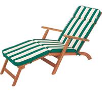 Coussin pour chaise longue "IRIS" - 180x47cm - résistant aux UV, avec fixation, pour chaise longue et chaise de plage | Pillowprim