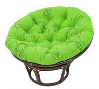 Coussin pour Fauteuil Papasan Doux Épais Coussin pour Loveuse Fauteuil Rond Impermeable, Coussin Fauteuil rotin de Jardin, Coussin Exterieur Oeuf Suspendu Chaise Oeuf, pour Patio,No16,110*110cm