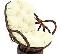 Coussin pour fauteuil pivotant en rotin - Coussin de siège confortable pour soulager les douleurs dorsales - Coussin de chaise de rechange avec motif œuf - Idéal pour canapé paresseux, bureau, tapis