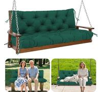 Coussin pour hamac Hollywood, diamètre 150 cm, imperméable. Coussin pour banc de jardin, épais (12,5 cm), avec dossier. Coussin pour banc-hamac, idéal pour hamac Hollywood, banc de jardin, banc de ter
