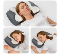Coussin pour le cou Couleur unie Mousse à mémoire de forme Anti-Douleur vidaXL v