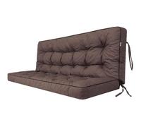 Hobbygarden Coussin de banc Coussin de sol pour banc de jardin Coussin de balançoire Coussin pour balançoire hollywoodienne Outdoor / Indoor - Pola - 120 cm - Marron